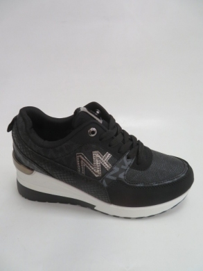 Buty sportowe damskie na koturnie (36-41) LDLJ-59 BLACK