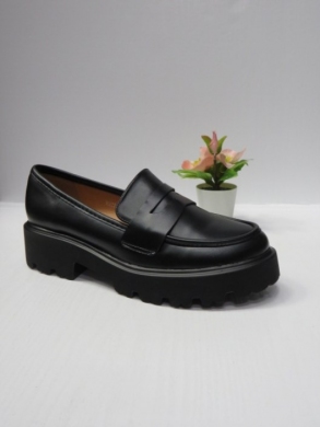 Mokasyny damskie na płaskim (36-41) H2229-1 BLACK