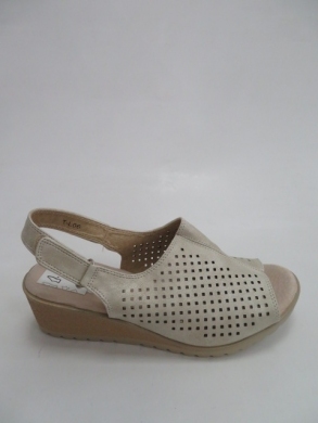 Sandały Damskie na koturnie (36-41) T-L06 BEIGE