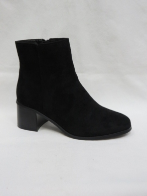 Botki damskie ocieplane na obcasie (36-41) DA92 BLACK