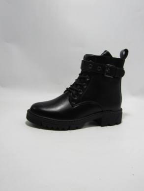 Botki damskie na płaskim (36-41) CHC253 BLACK