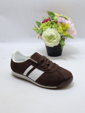 Buty sportowe damskie na płaskim (36-41) X2502 BROWN