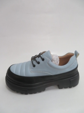 Półbuty damskie na płaskim (36-41) C21-8681 BLACK/BLUE