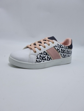 Buty sportowe damskie na płaskim (36-41) QS-59 PINK/NAVY