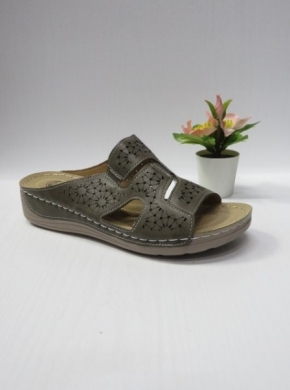 Klapki damskie na koturnie (39-43) DJ31-6 GREY