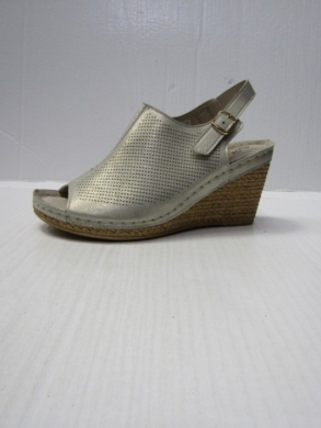 Klapki damskie na koturnie (36-41) 0620 GOLD