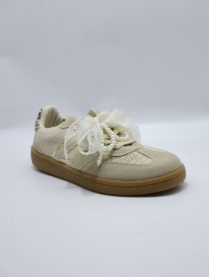 Buty sportowe damskie na płaskim (36-41) 28-25 BEIGE