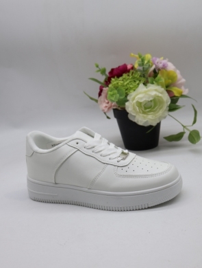 Buty sportowe damskie na płaskim (36-41) EV-43 WHITE