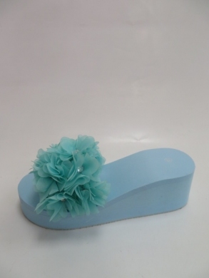 Klapki damskie na koturnie (36-41) A-85 BLUE