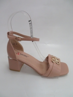 Sandały damskie na obcasie (36-41) GG111 KHAKI