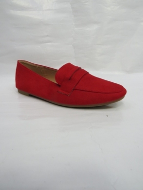 Mokasyny damskie na płaskim (36-41) L-12 RED
