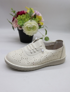 Półbuty damskie na płaskim (36-41) 60772-3 WH