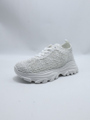 Buty sportowe damskie na płaskim (36-41) SL8833 WHITE