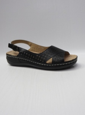 Sandały damskie na koturnie (36-41) 6753-1 BLACK