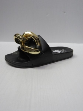 Klapki damskie na płaskim (36-41) 98-48 BLACK