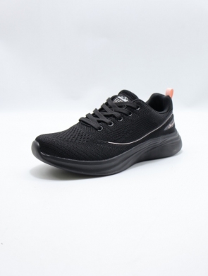 Buty sportowe damskie na płaskim (37-41) LXC8603-H BLACK/PINK