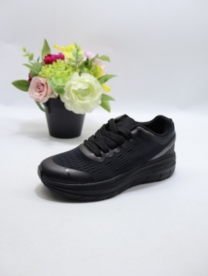 Buty sportowe damskie na płaskim (36-41) AD646 BLACK
