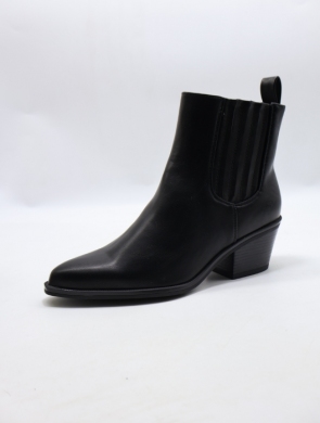 Botki damskie ocieplane na obcasie (36-41) BM152 BLACK