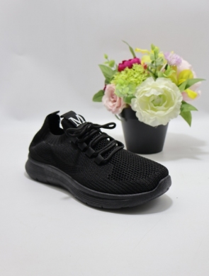 Buty sportowe damskie na płaskim (36-41) ADQ110-1 BLACK