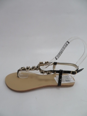Sandały Damskie na płaskim (36-41) D-6505 BLACK