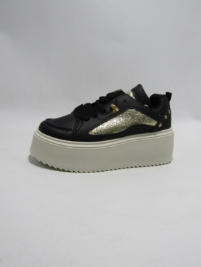 Buty sportowe damskie na płaskim (36-41) 1W-N5 BLACK