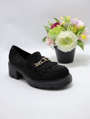 Półbuty damskie na obcasie (36-41) XYX-23205-1 BLACK