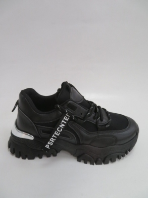 Sneakersy damskie niskie (36-41) BL211 BLACK