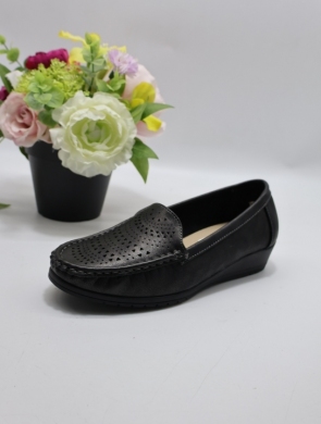 Mokasyny damskie na koturnie (36-41) YEHJ-232 BLACK