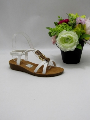 Sandały damskie na płaskim (36-41) 6008-2 WHITE