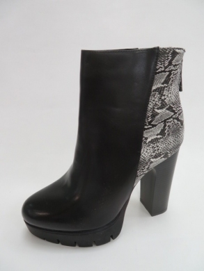 Botki damskie jesienne na obcasie (36-41) T206 BLACK
