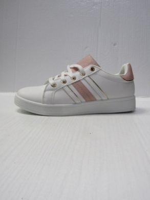 Buty sportowe damskie na płaskim (36-41) DD-318 WHITE/PINK