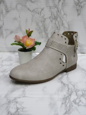 Botki damskie na płaskim (36-41) FN-228 BEIGE