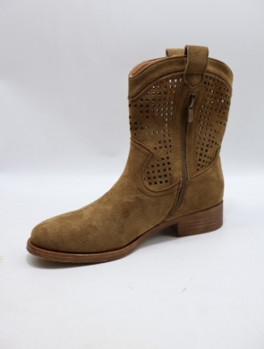 Botki damskie na płaskim (36-41) Y83 KHAKI