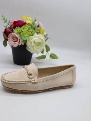Mokasyny damskie na płaskim (36-41) 6358 BEIGE