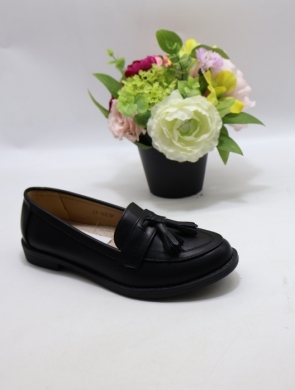 Mokasyny damskie na płaskim (36-41) LP663 BLACK