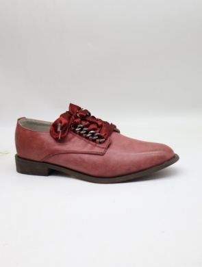 Półbuty młodzieżowe (36-41) ZN37 WINE