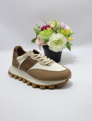 Buty sportowe damskie na płaskim (36-41) XBC-25611 BEIGE