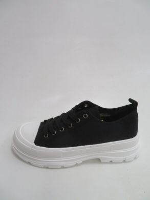 Trampki Damskie na koturnie (36-41) 717 BLACK