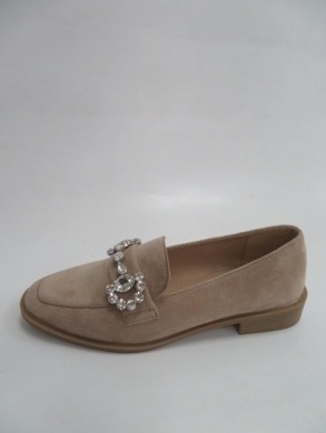 Mokasyny damskie na płaskim (36-41) T536 KHAKI