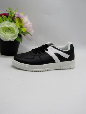 Buty sportowe damskie na płaskim (36-41) TK2431 BLACK/WHITE