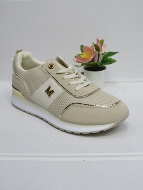 Buty sportowe damskie na płaskim (36-41) J-118 BEIGE
