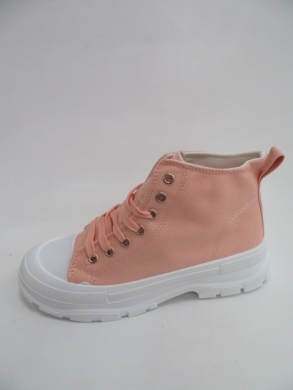 Trampki damskie na koturnie (36-41) X-222 PINK