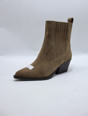 Botki damskie na obcasie (36-41) NC1139K KHAKI