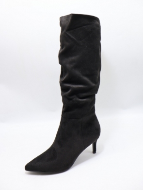 Kozaki damskie na szpilce (36-41) 6336A BLACK