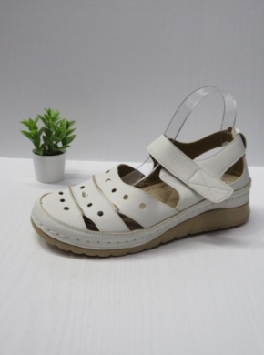 Sandały damskie na koturnie (36-41) 3030 WHITE