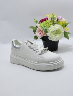 Buty sportowe damskie na płaskim (36-41) PC230 SILVER