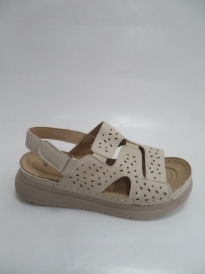 Sandały damskie na koturnie (39-43) DT21-5 BEIGE
