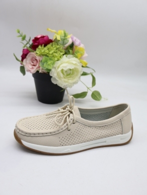 Mokasyny damskie na płaskim (36-41) 8018 APRICOT