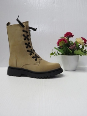 Botki damskie ocieplane na płaskim (36-41) M628 BEIGE