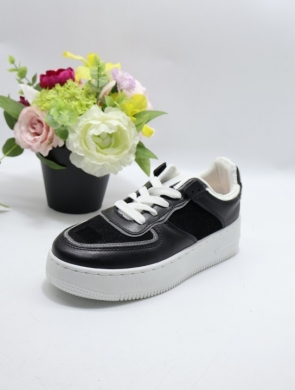 Buty sportowe damskie na płaskim (36-41) R922 BLACK